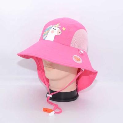 China Fashion Striped Children's Breathable Sports Cap Wholesale Outdoor Sports Cap Customized Shawl Sun Protection Fisherman's Hat for sale