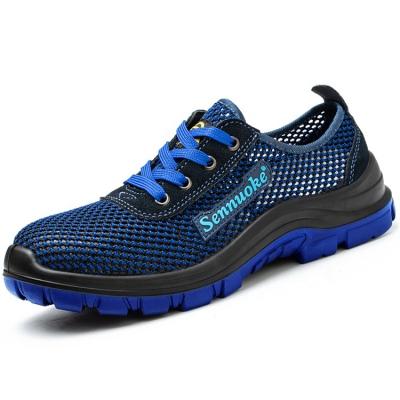 China Steel Type OEM Design Work Safety Steel Lightweight Breathable Men Toe Toe Fashion Sports Shoes for sale