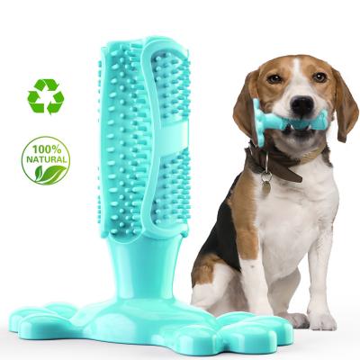 China Pet Products Dog Toothbrush Stick Puppy Dental Care Brushing Chew TeethPet Stocked Toys for sale