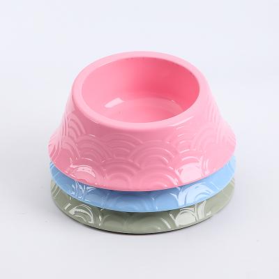 China High Sustainable Durable PP Dog Travel Camping Non Slip Feeding Bowl Set for sale