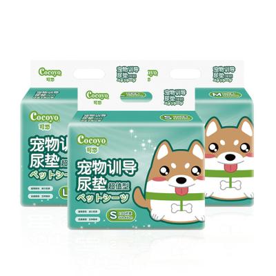 China Wholesale Disposable Pet Sustainable Diaper Protection Pet Training Products Pee Pads Soft Dog DiapersPet Super Absorbent RP for sale