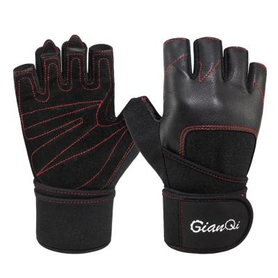 China Custom OEM ODM Logo Gym Weightlifting Workout Weightlifting Training Gym Exercise Gloves Breathable Training Gloves sport for women man for sale