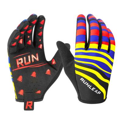 China Custom Full Finger OEM ODM Best Stretch Mountain Bike Gloves Padded Racing Motocross MX Mtb Gloves for sale