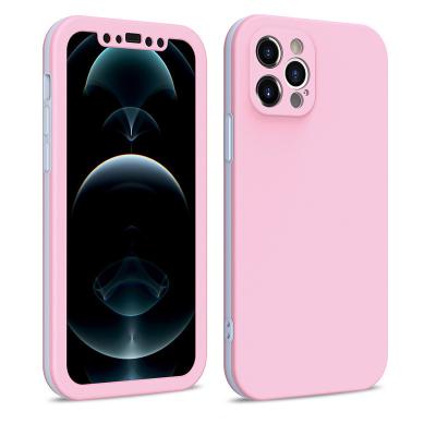 China 360 Anti-fall Front And Back Cellphone Protector Case 3 In 1 TPU PC Phone Cover For iPhone 12 Pro Max for sale