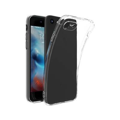 China Anti-fall 2.0MM Normal TPU Transparent Mobile Phone Shockproof Cover For iPhone SE 2020 for sale