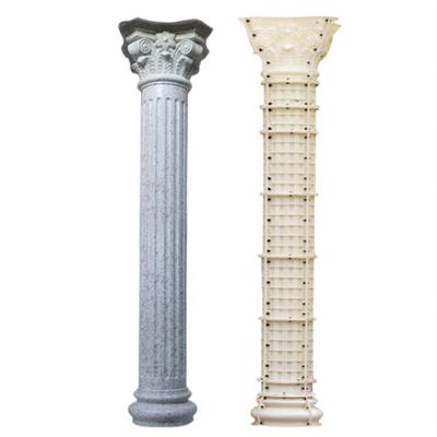 China European/Modern/Chinese High End Roman Pillar Column Molds Round Mold Roman Pillar Molds Pre-Cast or Cast-in-Place for sale