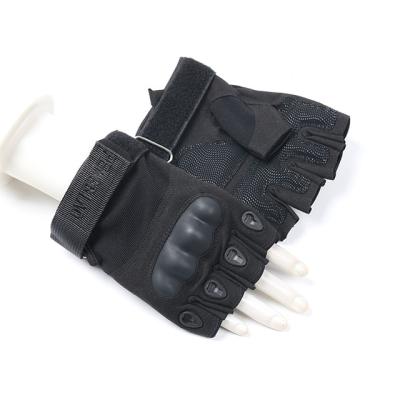 China Hot Sale Adjustable Strap Suede Climbing Glove With Pad for sale