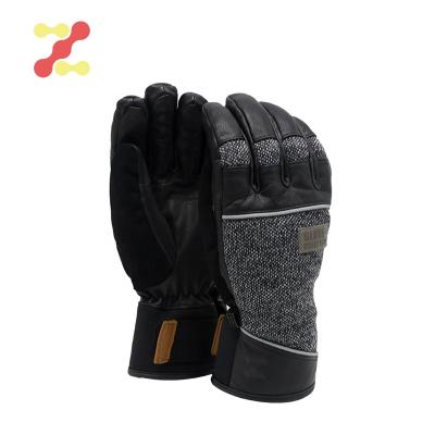 China Custom Knitted Material Anti-skid Outdoor Sports Warm Winter Gloves Men Women Touch Screen Motorcycle Glove for sale