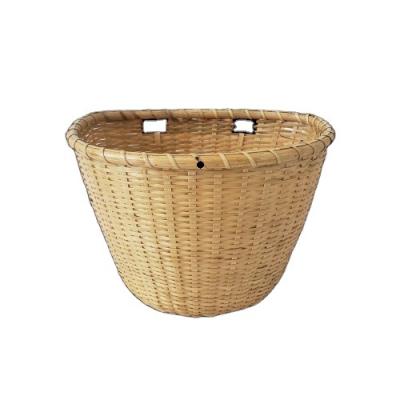 China Available Outlet Sustainable Garden Plant Baskets Fence Hanging Baskets Bamboo Baskets for sale