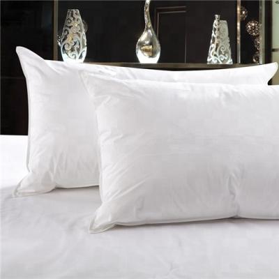 China /100% goose feather pillow sustainable hot sale white feather pillow almohada high quality for sale