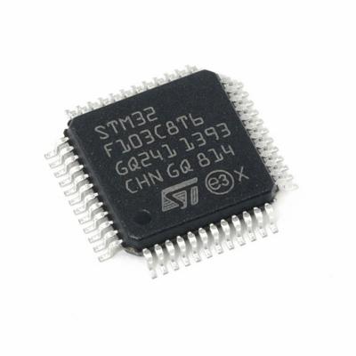 China Reference PDF STM32F103C8T6 32F103C8T6 QFP-48 ARM microcontroller-MCU 32BIT Cortex M3 64KB 20KB RAM 2X12 ADC for sale