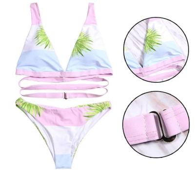 China 2020 Latest Swimwear Women's Breathable Wholesale High Waist Swimsuit for sale