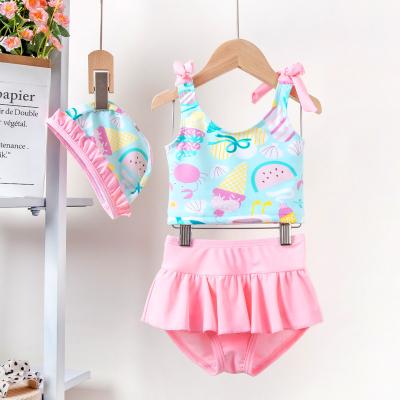 China QUICK DRY OEM little kids Cute little princess infant swimwear wholesale baby Bathing suit for little girls Girls swimsuit for sale