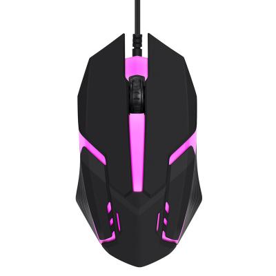 China 3D 2021 Hot Selling Ergonomic RGB Wired USB Portable Gaming Optical Mouse For Desktop Computer Notebook Laptop for sale