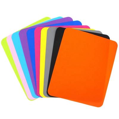 China Desktop Computer Logo Printed Multi Color Promotional Anti Slip Silicone Mouse Pad Customize for sale