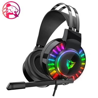 China Headband Audifonos USB Gamer Wired OEM Stereo Gaming Headset Earphones For Xbox One PS4 PS5 PC With MIC LED for sale