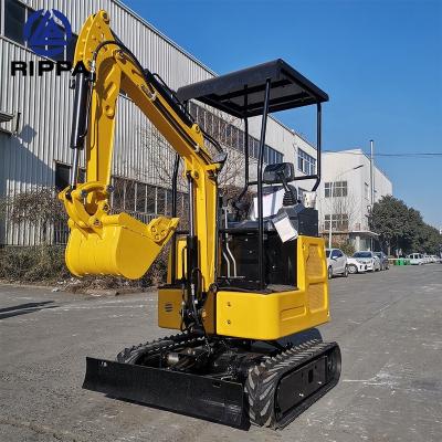 China Hotels Hot Sale Rippa Machinery Engineering Earthmoving Construction Machinery Mini Crawler Excavator for sale