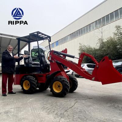 China Hotels Rippa Cheap Price Small Front End Mini Loader Machine Wheel Loader for sale