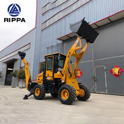 China Garment Shop Rippa Mini Towable Backhoe Loader Earthmoving Machinery for sale