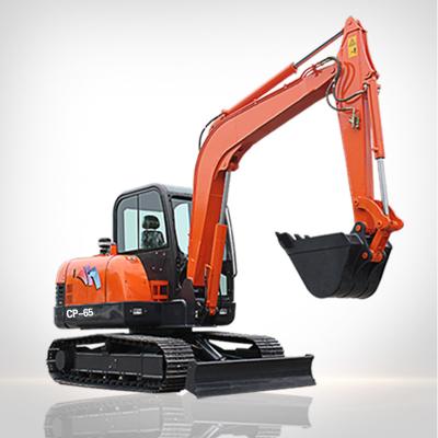 China 6.5 Ton Chain Track Excavator Crawler Digger Hotels Hydraulic Breaker For Sale for sale