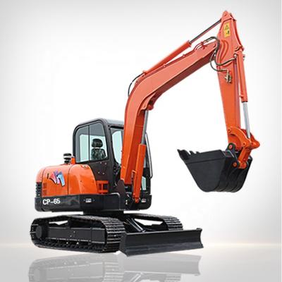 China Hotels china sale best 6.5 ton mini excavator crawler machine excavator for sale for sale