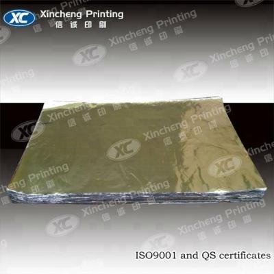 China Non-Toxic Roll Food Wrapper Foil Aluminum Foil For Chocolate Bar Wrapping for sale