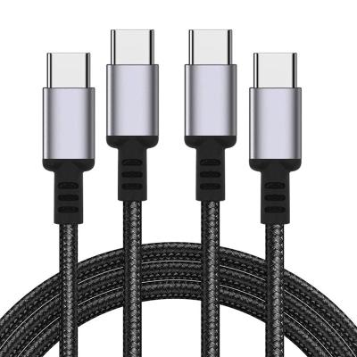 China Wholesale high quality nylon braided fast charging 3A 60W 3A palladium fast charging usb to type c charging cable for sale