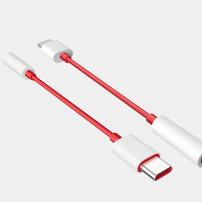 China Double side using for OnePlus 6 adapter 6T 7 cable one plus type c to AUX audio cable. 3.5mm converter for sale