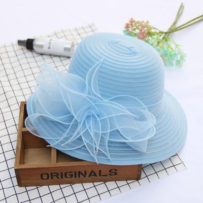 China New 2020 New 2020 Butterfly Summer Lady Racing And Tourism Fashions Wedding Party/Wedding/Church Hat Outdoor Bridal Ceremony Hat for sale