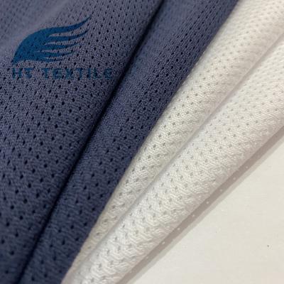 China Memory Polyester Warp Knit Knit Hole Mesh Lingerie Fabric For Sports Wear for sale