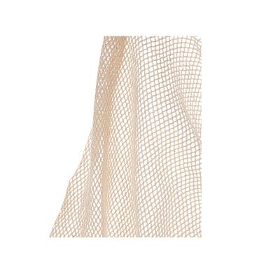 China Organic Wholesale Environmental 100% Cotton Mesh Fabric Diamond Type For Shopping And Washing Bag for sale