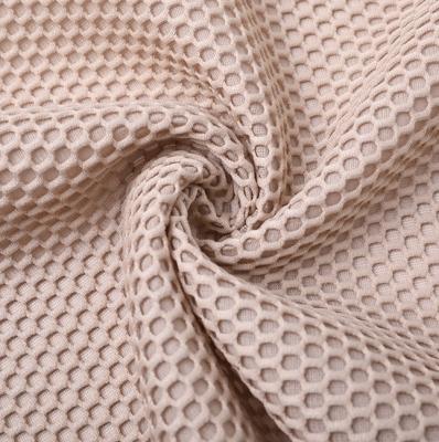 China Memory Shaoxing factory 380 gsm 3D air mesh spacer polyester heavy spacer mesh fabric for office chair cover for sale