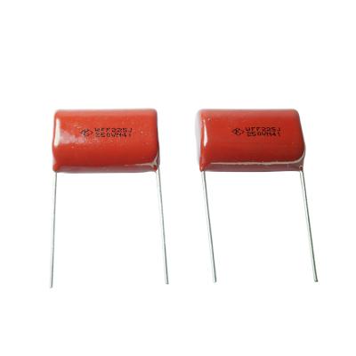 China Light Home Appliance TV Show Wholesale 22.5MM Foot Distance 250V 225J Metallized Capacitor For Home Appliance TV Display for sale