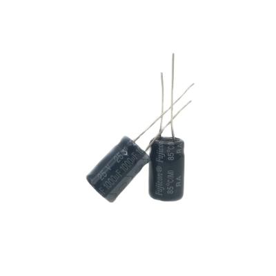 China Power Supply Home Appliance China Factory 10*20mm 25V 1000UFRA Light Capacitor For Stereo Power Supply Light Home Appliance for sale