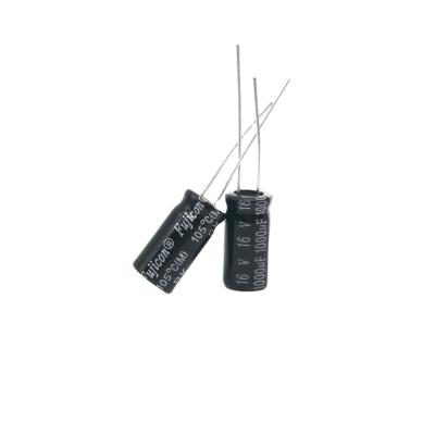 China Power Supply Home Appliance China Factory 8*12mm 16V1000UF Light Capacitor For Stereo Power Supply Light Home Appliance for sale