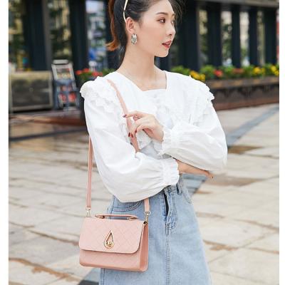 China Wholesale Fashion Mini Leather Sling Shoulder PU Tote Bag Girls, Fashion Cross - Body Purses Women Small Handbag for sale