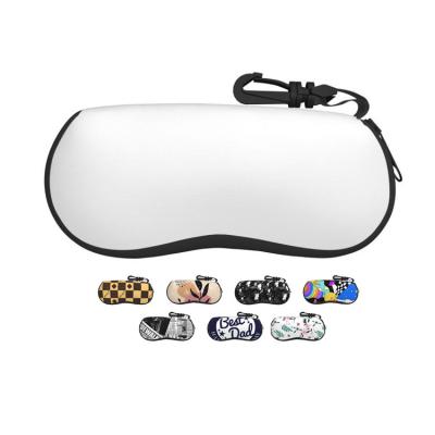 China Neoprene Glass Pouch Large Capacity Glass Case Neoprene Cloth Eyeglass Pouch Neoprene Eyeglass Pouch With Free Printing for sale