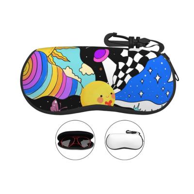 China Cloth pouch bag for monocle glass sunglass private label eyewear case neoprene cloth pouch custom printing bag for monocle glass sunglass for sale