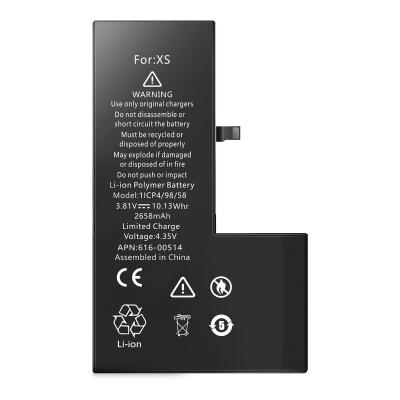 China Mobile Phone EPARTS Factory Original OEM High Capacity Chinese Cell Phone Rechargeable Battery For Iphone Xs for sale