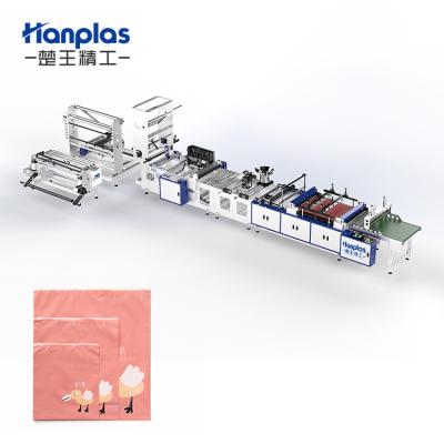 China Hotels HP-ZA Hanplas Automatic PLC Control Pouch Block Ziplock Ziplock Plastic Bag Making Machine for sale