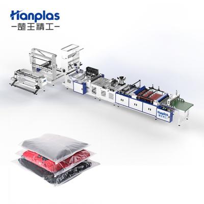 China HP-ZA Hanplas Hotels Multifunctional Pocket Block Slider Zipper Zipper Bag Making Machine for sale