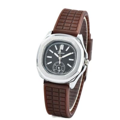 China Wholesale Multiple Time Zone Genuine Leather Strap Around Minimalist Quartz Multicolor Watch For Unisex for sale