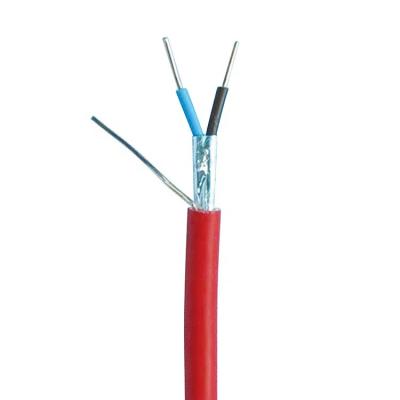 China Used For Premium Promotional Fire Alarm System 2 Cores Shielded Fire Resistant Alarm Cable for sale