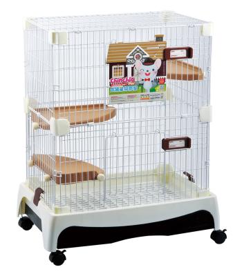 China Sustainable Ferret House Chinchilla House Wire Cage House For Small Pet for sale