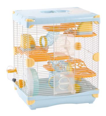 China Factory direct sales pet hamster cage pet hamster castle cage viable pet favorite hamster cage small for sale