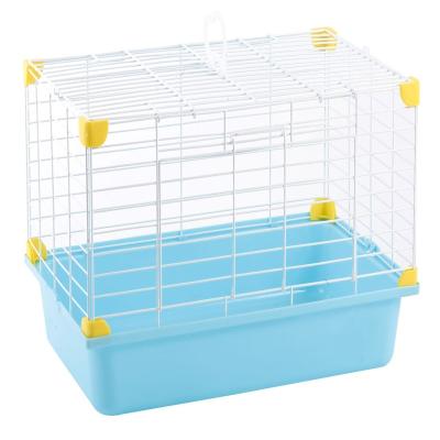 China Viable Cage Supplier High Quality Pet Animal Cages Multi Sizes Colors Indoor Single Blue Pet Rabbit Cage for sale