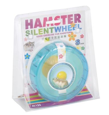 China Plastic Wheel Small Toy Hamster Accessories Durable Super Silent Running Hamster Wheel Animal Sports Pet Running Wheel for sale