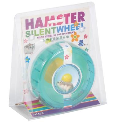 China Running Wheel Small Toy Hamster Accessories Durable Plastic Pet Super Silent Hamster Wheel Sport Animal Running for sale