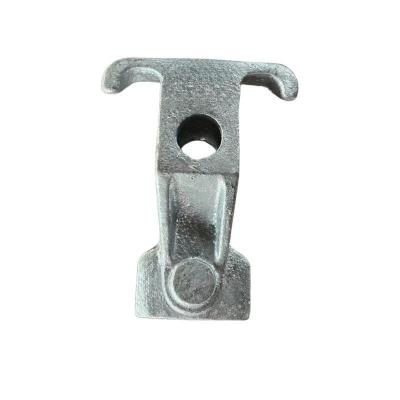 China Power Accessories Foundry Iron Sand Casting Parts Hot Dip Galvanized Hook For Line Pole Hardware for sale