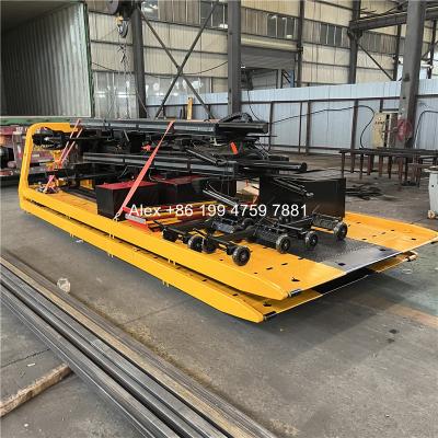 China Steel 4 Ton Roll Back Flatbed Wrecker Platform Length 5.6m High Strength for sale